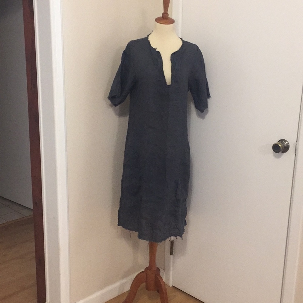 XS NWOT LOVE TANJANE Linen Dress EE52 2976